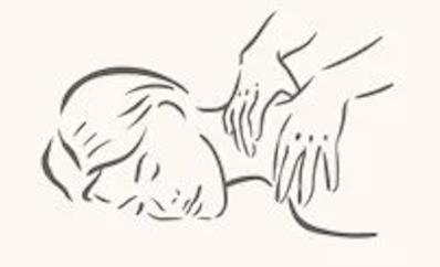 Illustration of how a deep tissue massage reduce pain within the body